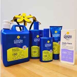 Cancer Society Sunscreen range