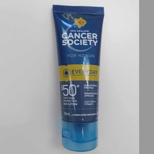 Sunscreen 50+ from Cancer Society Nelson